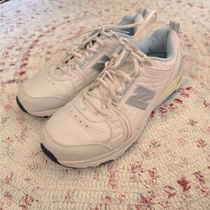 NEW BALANCE WOMEN'S White TRAINING RUNNING SHOES SZ 9 1/2(AA), 9.5(2A), WX856WB